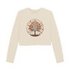 Inner Peace Women's Boxy Fit Organic Jumpers - Oat