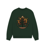 Inner Peace Women's Oversized Fit Organic Sweatshirt - Loom & Sprout