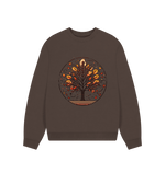 Inner Peace Women's Oversized Fit Organic Sweatshirt - Loom & Sprout