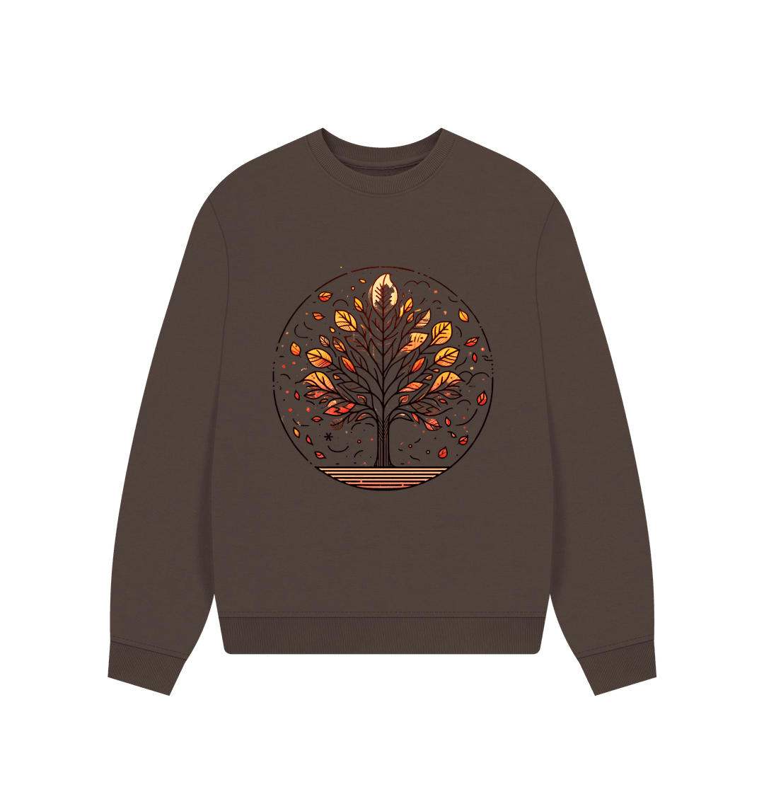 Inner Peace Women's Oversized Fit Organic Sweatshirt - Loom & Sprout
