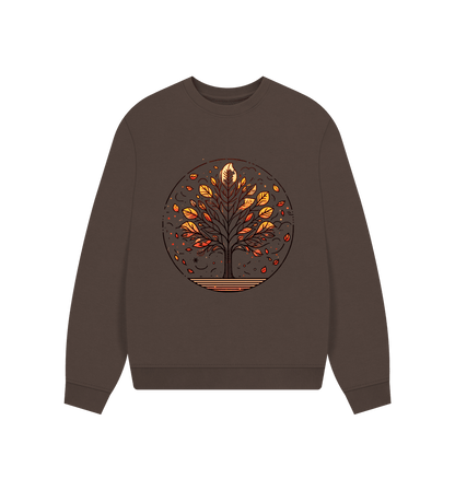 Inner Peace Women's Oversized Fit Organic Sweatshirt - Loom & Sprout
