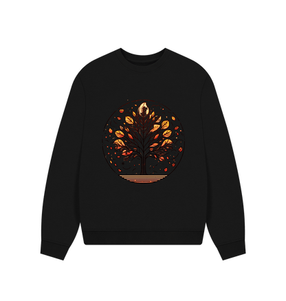 Inner Peace Women's Oversized Fit Organic Sweatshirt - Loom & Sprout