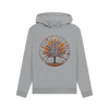Inner Peace Women's Pullover Organic Hoodie - Light Heather
