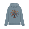 Inner Peace Women's Pullover Organic Hoodie - Stone Blue
