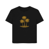 Island Palms Women's Relaxed Fit Organic T-Shirt - Black