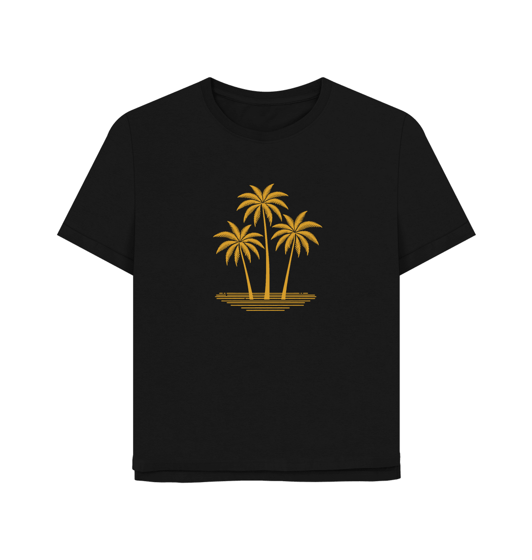Island Palms Women's Relaxed Fit Organic T-Shirt - Loom & Sprout