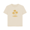 Island Palms Women's Relaxed Fit Organic T-Shirt - Oat