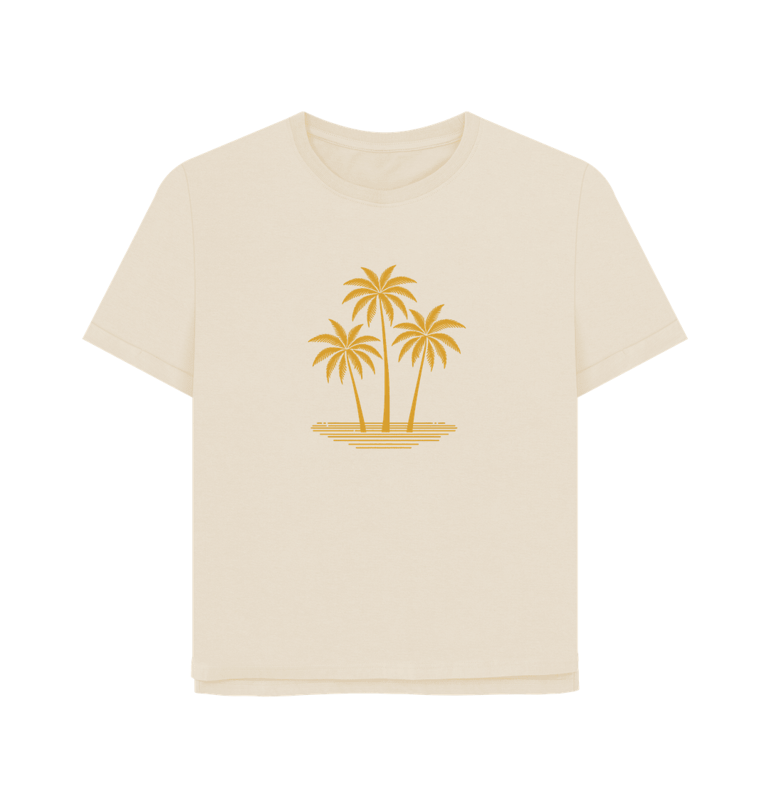 Island Palms Women's Relaxed Fit Organic T-Shirt - Loom & Sprout