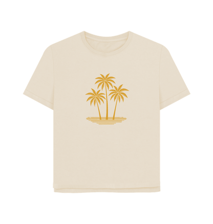 Island Palms Women's Relaxed Fit Organic T-Shirt - Loom & Sprout