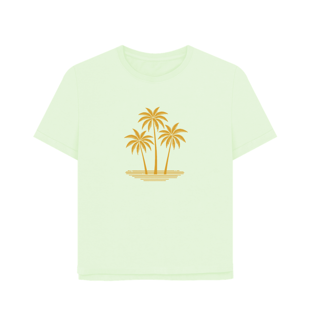 Island Palms Women's Relaxed Fit Organic T-Shirt - Loom & Sprout