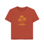 Island Palms Women's Relaxed Fit Organic T-Shirt - Loom & Sprout