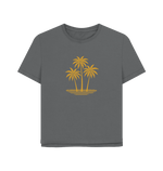 Island Palms Women's Relaxed Fit Organic T-Shirt - Loom & Sprout