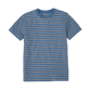 Taupe & Solent Stripes Printed Premium T-Shirt