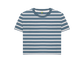 Blue Stripes Printed T-shirt