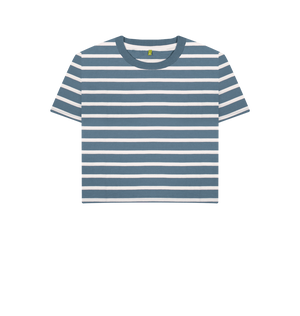 Blue Stripes Printed T-shirt