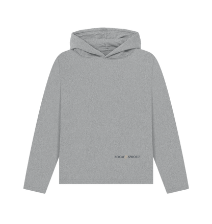 Loom and sprout logo athletic grey printed hoody