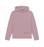 Loom and sprout logo athletic mauve printed hoody