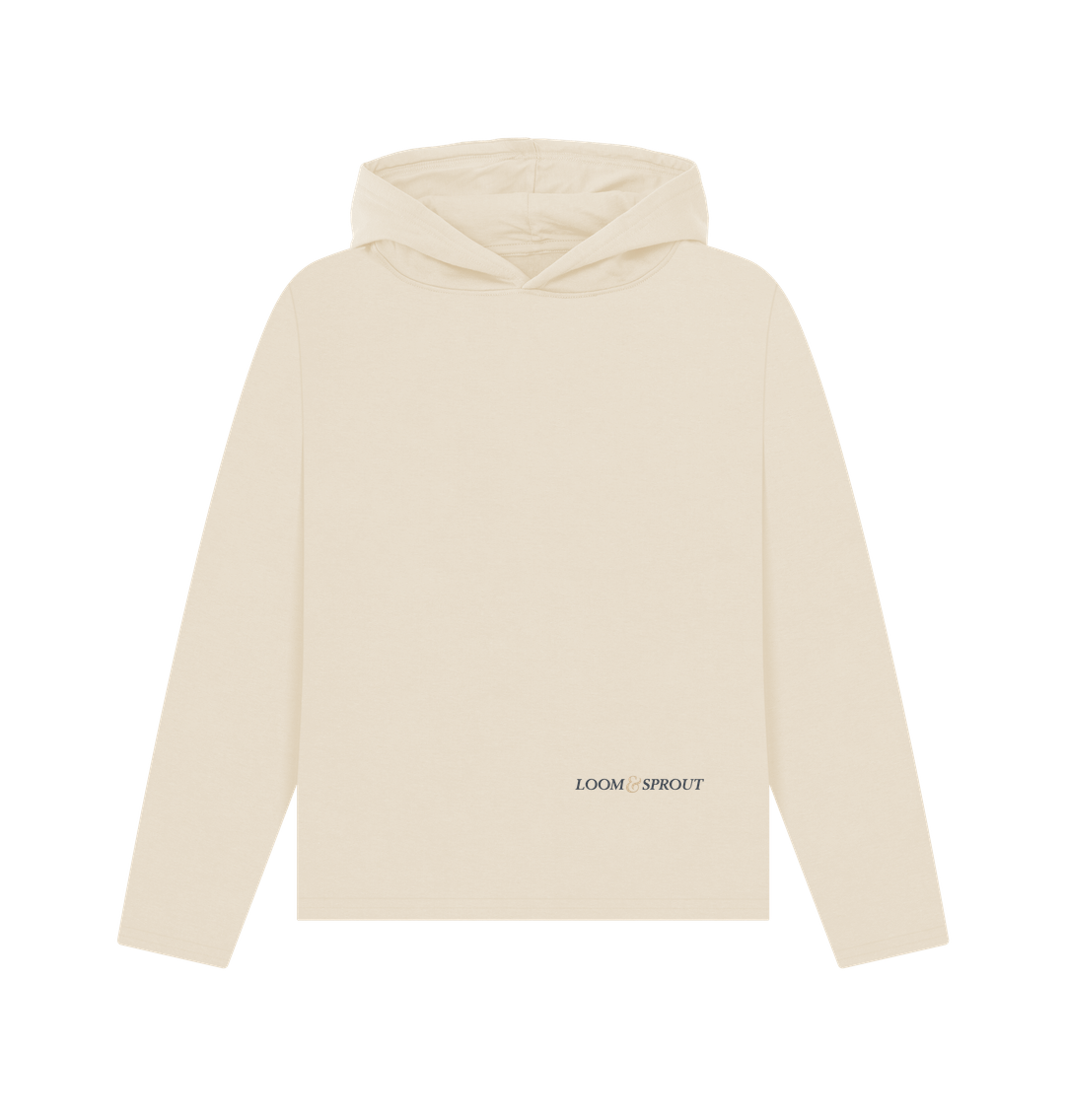 Loom and sprout logo athletic oat printed hoody