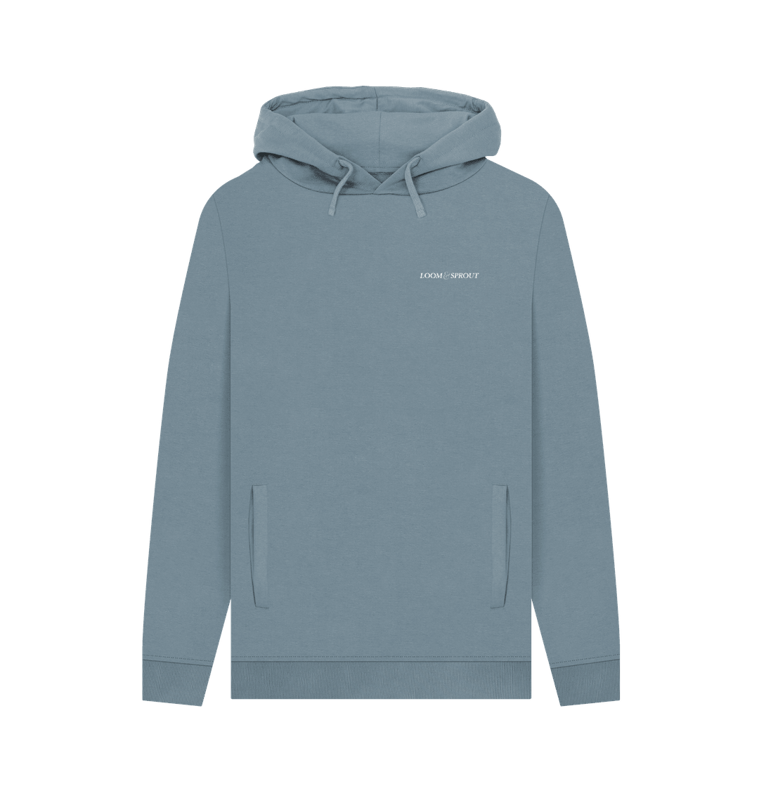 L&S Logo Men's Organic Pullover Hoddie - Loom & Sprout