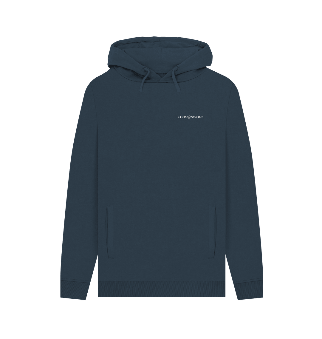 L&S Logo Men's Organic Pullover Hoddie - Loom & Sprout