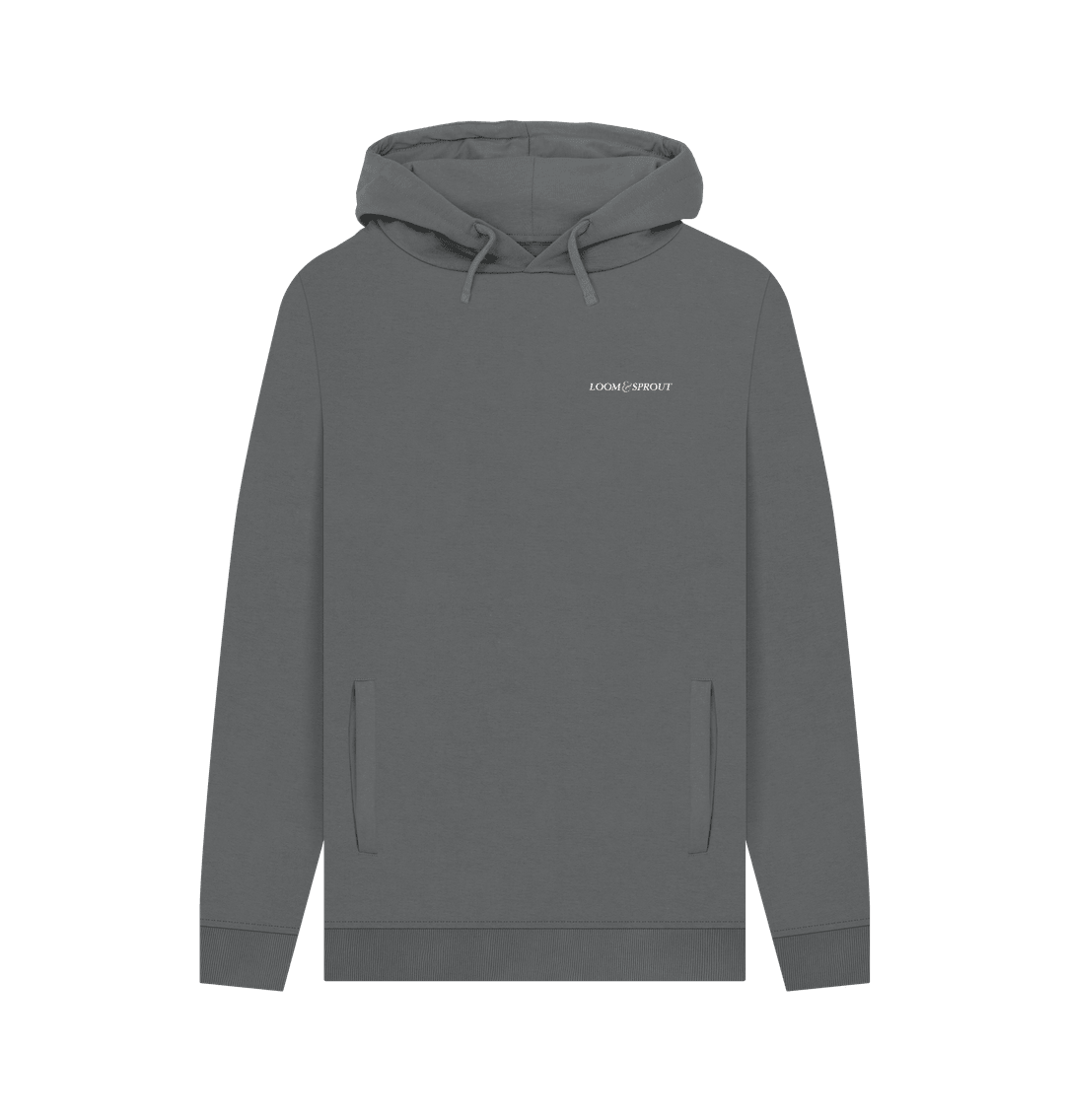 L&S Logo Men's Organic Pullover Hoddie - Loom & Sprout