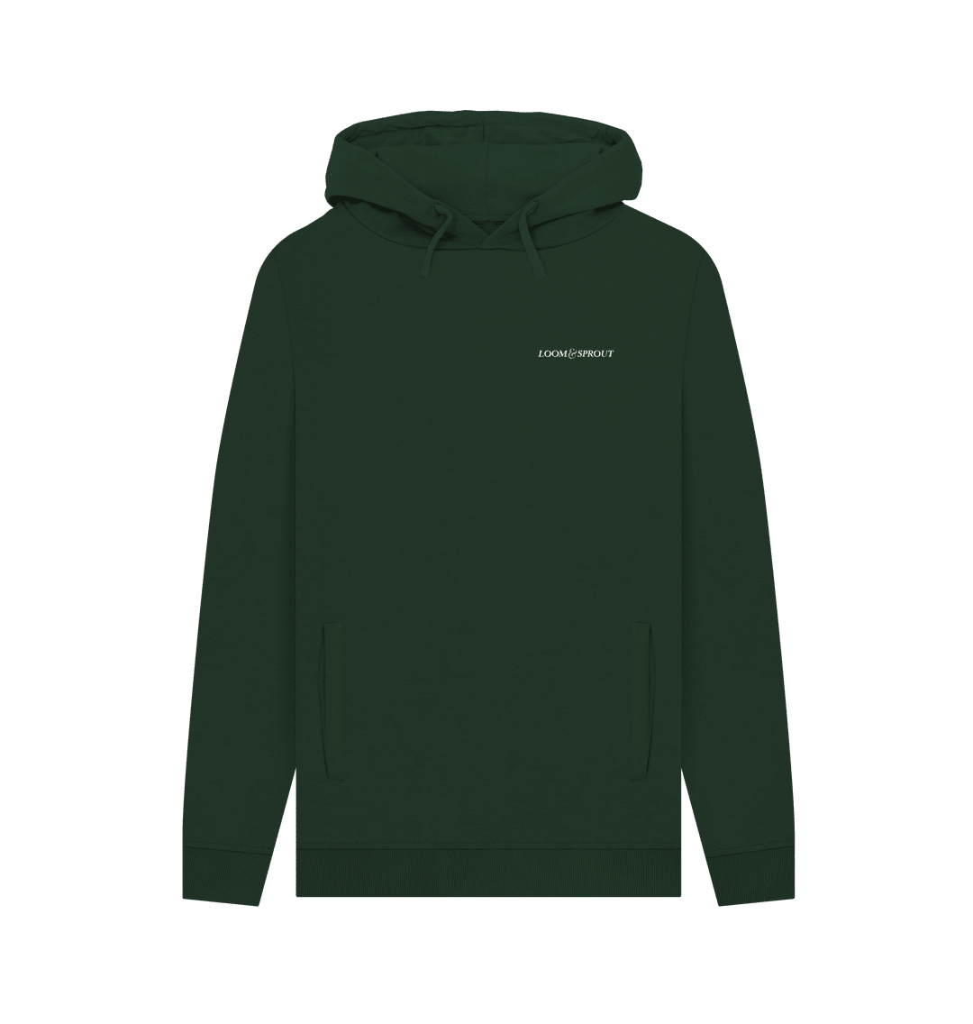 L&S Logo Men's Organic Pullover Hoddie - Loom & Sprout