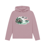 Mauve Printed Hoody
