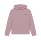 Mauve printed hoody "stronger than ever," showcasing a comfortable and stylish design.