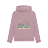 Sun and Birds Women's Pullover Organic Hoodie - Mauve