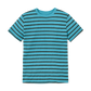 Ocean Blue Stripes Printed T-shirt