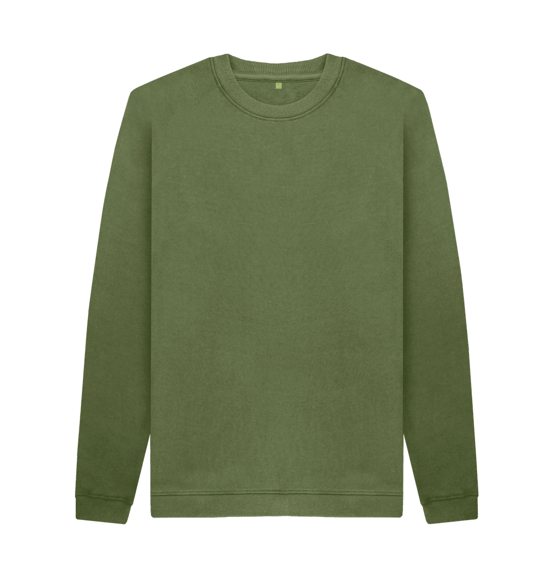 Men's Crew Neck Organic Sweatshirt - Loom & Sprout