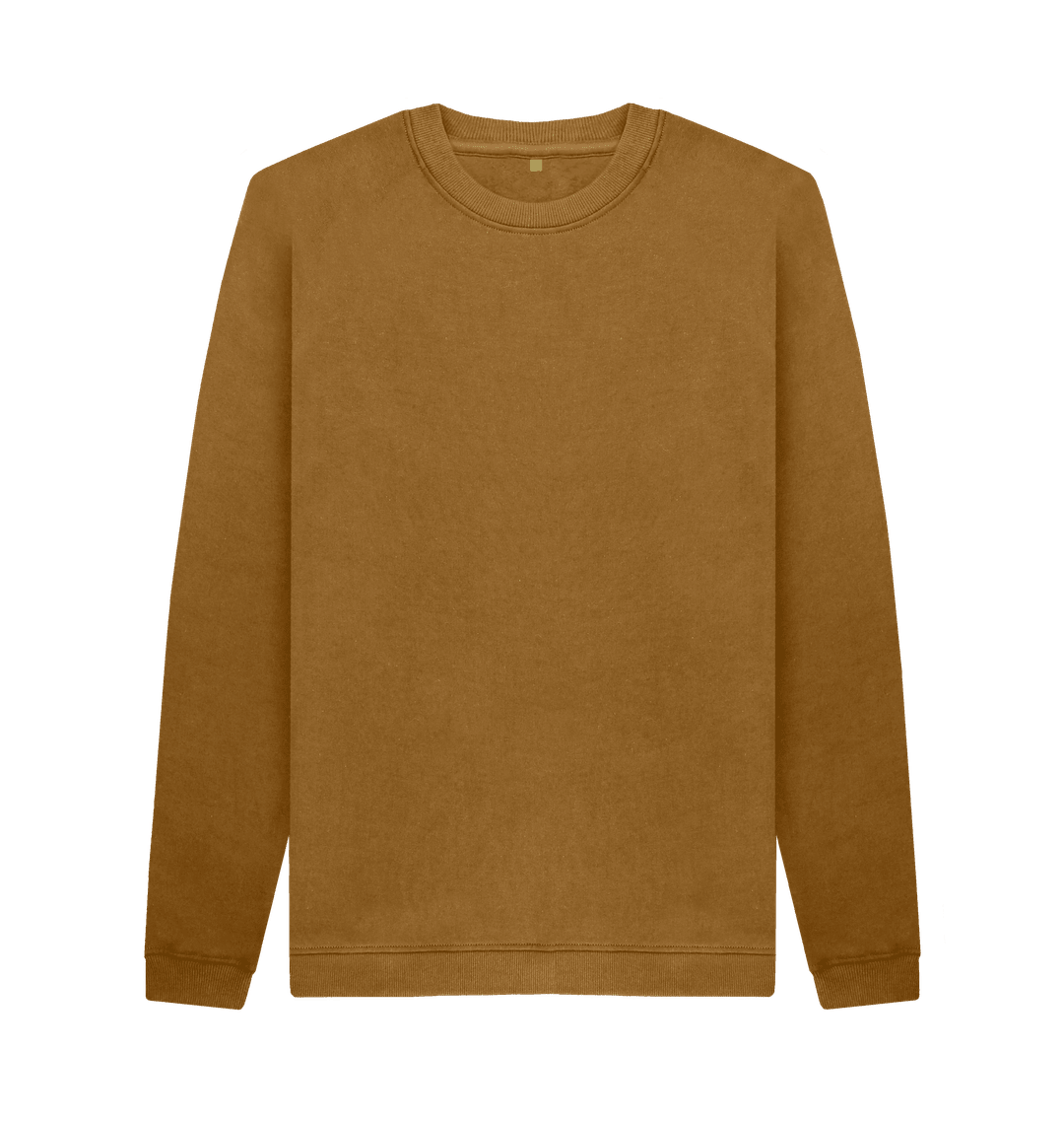 Men's Crew Neck Organic Sweatshirt - Loom & Sprout