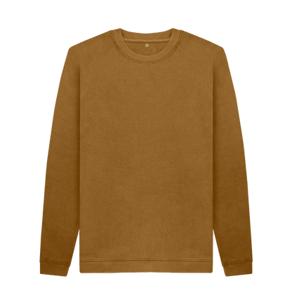 Men's Crew Neck Organic Sweatshirt - Loom & Sprout