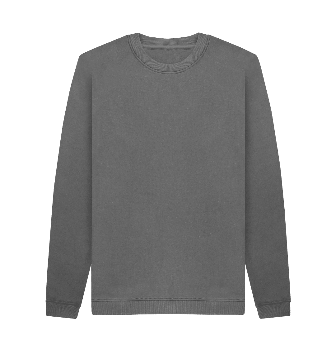 Men's Crew Neck Organic Sweatshirt - Loom & Sprout