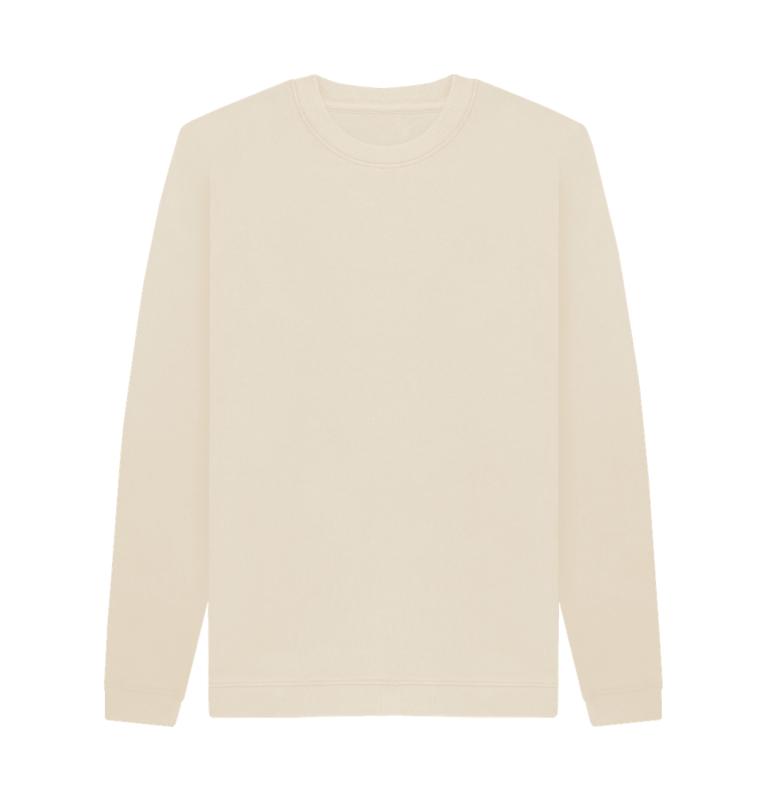 Men's Crew Neck Organic Sweatshirt - Loom & Sprout