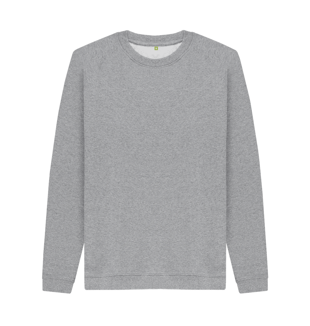 Men's Crew Neck Organic Sweatshirt - Loom & Sprout
