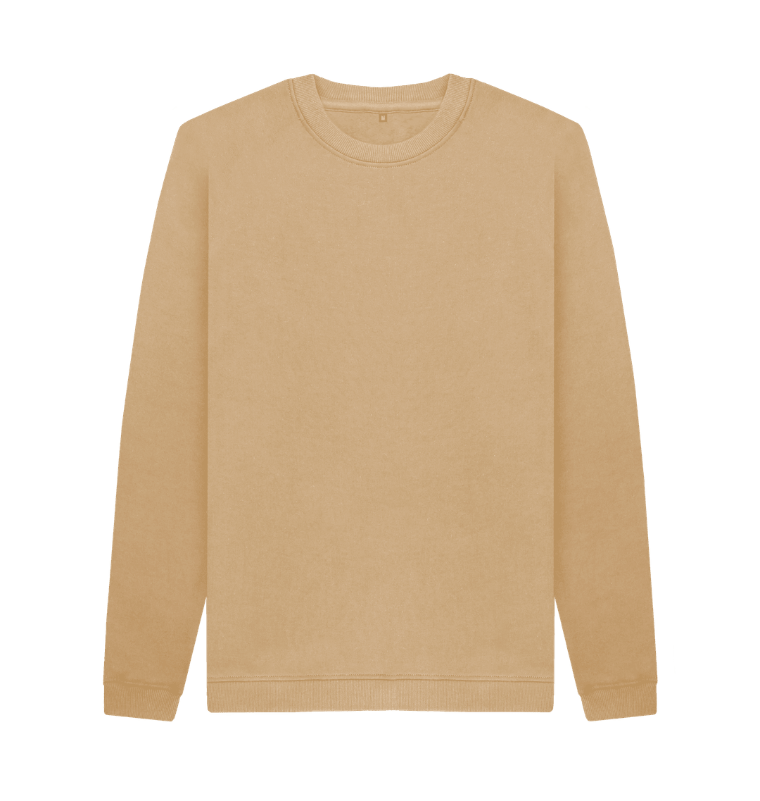 Men's Crew Neck Organic Sweatshirt - Loom & Sprout
