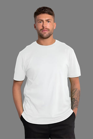 Men's Longline Organic T-Shirts - Loom & Sprout