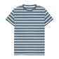 Men's Organic Cotton Blue Striped T-shirt - Loom & Sprout