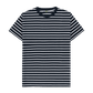 Men's Organic Cotton Green Striped T-shirt - Loom & Sprout