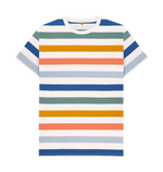 Men's Organic Cotton Multicolour Striped T-shirt - Loom & Sprout