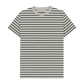 Men's Organic Cotton Stone Blue & Rust Striped T-shirt - Loom & Sprout
