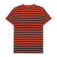 Men's Organic Cotton Taupe & Solent Striped T-shirt - Loom & Sprout