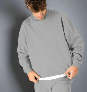 Men's Oversized Organic Sweatshirt - Loom & Sprout