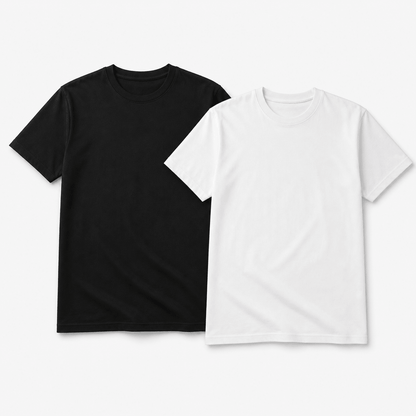 Men's Plain Organic T-Shirt 2 pack - Loom & Sprout