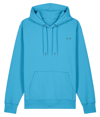Men’s Pullover Ocean Blue Hoodie | Organic, Regular Fit - Loom & Sprout
