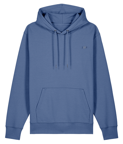 Men’s Pullover Ocean Blue Hoodie | Organic, Regular Fit - Loom & Sprout
