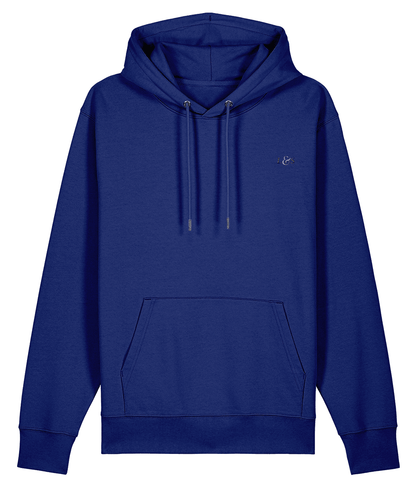 Men’s Pullover Ocean Blue Hoodie | Organic, Regular Fit - Loom & Sprout