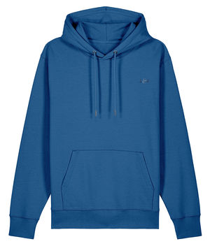 Men’s Pullover Ocean Blue Hoodie | Organic, Regular Fit - Loom & Sprout