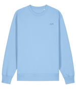 Men’s Pullover Ocean Blue Sweatshirt | Organic, Regular Fit - Loom & Sprout